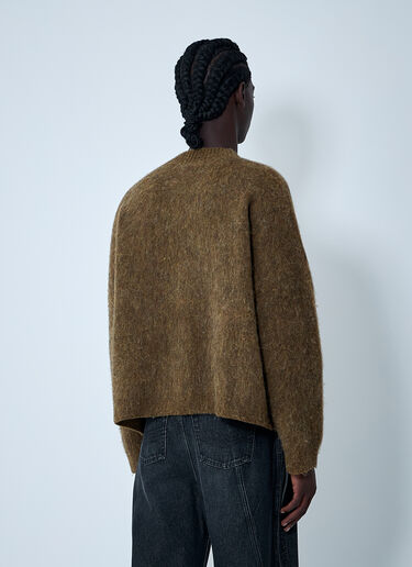 Martine Rose 起毛モヘアセーター  ブラウン mtr0162009