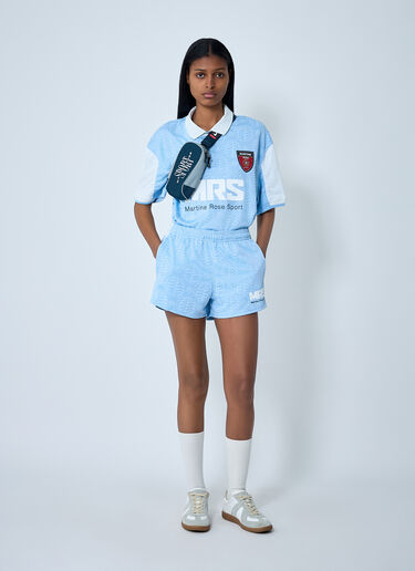 Nike x Martine Rose ロゴモチーフ トラックショーツ ブルー nik0362109