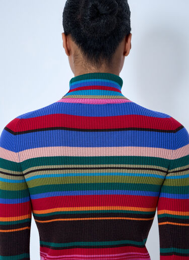 LN-CC® - Acne Studios: Striped Wool Turtleneck - Multicolor Acne Studios Striped Wool Turtleneck Multicolor acn0264028