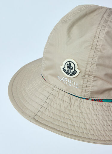 Moncler x FRGMT Hiroshi Fujiwara 로모 모티프 버킷 햇 베이지 mfr0160063