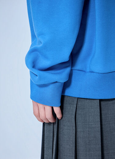 Miu Miu Logo Motif Sweatshirt Light Blue miu0265008