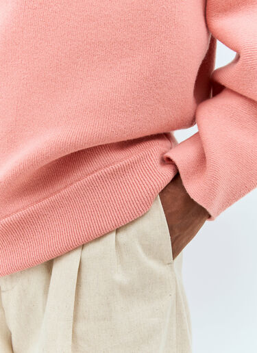 LN-CC® - Bottega Veneta: Compact Wool Sweater - Pink Bottega Veneta Compact Wool Sweater Pink bov0158004