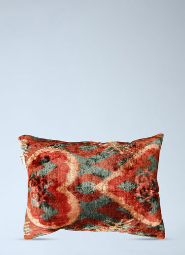 LN-CC® - Les-Ottomans: Velvet Patterned Cushion - Multicolour Les-Ottomans Velvet Patterned Cushion Multicolour wps0692035