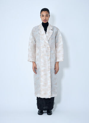 Max Mara Double-Breasted Long Coat Beige max0264312