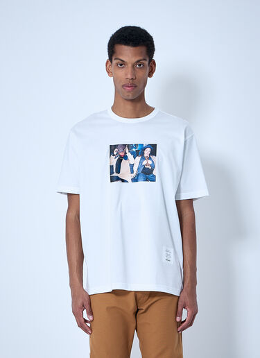 Junya Watanabe フォトプリントTシャツ ホワイト jwn0164005