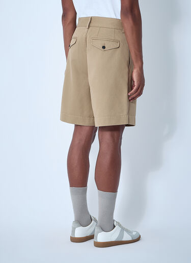 LN-CC® - Noah: Single-Pleat Shorts - Khaki Noah Single-Pleat Shorts Khaki noa0160012