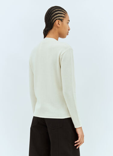 LN-CC® - Moncler x Willow Smith: Crewneck Sweater - Beige Moncler x Willow Smith Crewneck Sweater Beige mwi0258012