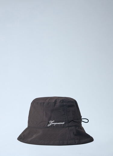 LN-CC® - Jacquemus: Le Bob Baluchon Bucket Hat - Brown Jacquemus Le Bob Baluchon Bucket Hat Brown jac0164001