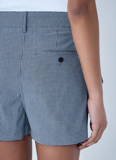 LN-CC® - Vivienne Westwood: High-Waisted Checkered Shorts - Grey Vivienne Westwood High-Waisted Checkered Shorts Grey vvw0264005