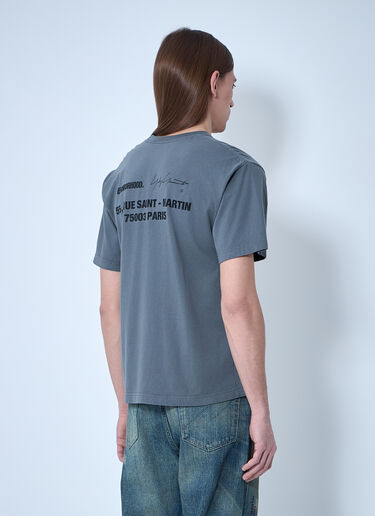 LN-CC® - Yohji Yamamoto: Logo Motif T-Shirt - Grey Yohji Yamamoto Logo Motif T-Shirt Grey yoy0160023