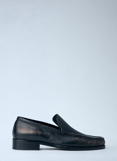LN-CC® - Acne Studios: Leather Loafers - Dark Brown Acne Studios Leather Loafers Dark Brown acn0164019