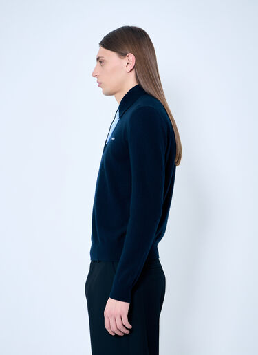 LN-CC® - Miu Miu: Cashmere Polo Sweater - Black Miu Miu Cashmere Polo Sweater Black miu0359002