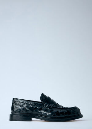 LN-CC® - Bottega Veneta: James Loafers - Black Bottega Veneta James Loafers Black bov0163015
