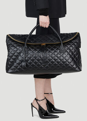 Saint Laurent Quilted Duffle Bag Black sla0251141