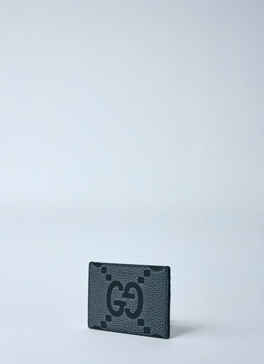LN-CC® - Gucci: Leather Maxi GG Cardholder - Black Gucci Leather Maxi GG Cardholder Black guc0159094