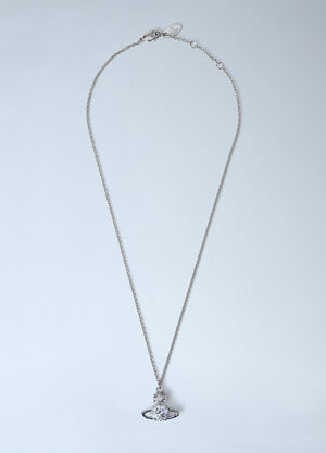 Vivienne Westwood Agnatha Bas Relief Pendant Necklace Silver vvw0264039