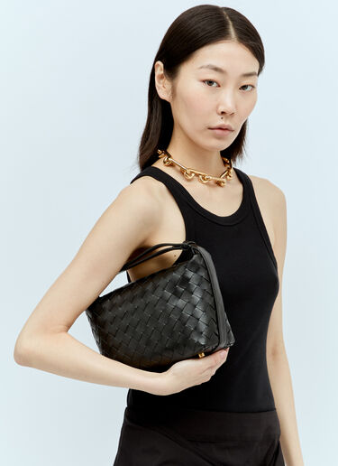 Bottega Veneta Wallace Shoulder Bag Black bov0256005