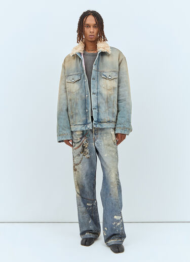 LN-CC® - Acne Studios: Denim Jacket - Blue Acne Studios Denim Jacket Blue acn0157028