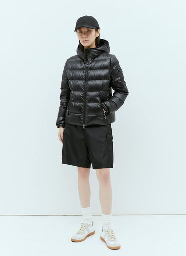 LN-CC® - Moncler: Gles Short Down Jacket - Black Moncler Gles Short Down Jacket Black mon0255014