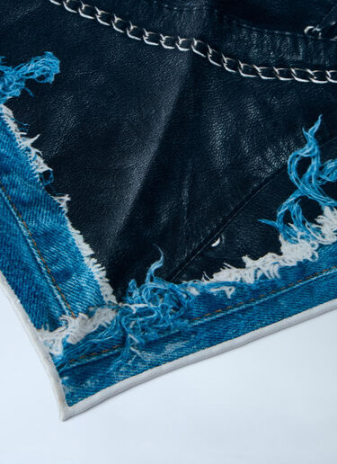 LN-CC® - Acne Studios: Printed Silk Scarf - Black Acne Studios Printed Silk Scarf Black acn0264010