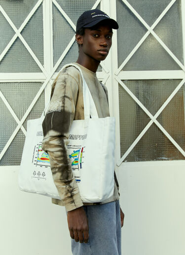 LN-CC® - Space Available: Ocean Mapping Tote Bag - White Space Available Ocean Mapping Tote Bag White spa0354017
