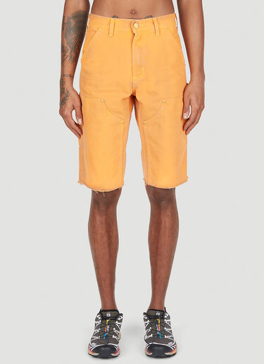 LN-CC® - NOTSONORMAL: Washed Working Shorts - Orange NOTSONORMAL Washed Working Shorts Orange nsm0351009