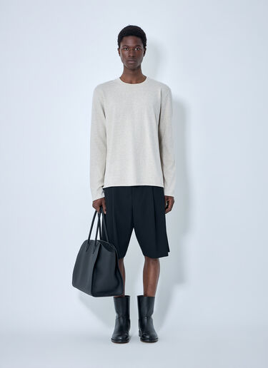 LN-CC® - The Row: Cliff T-Shirt - Beige The Row Cliff T-Shirt Beige row0164008