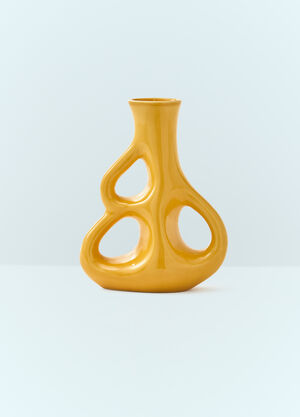 POLSPOTTEN Three Ears Vase Yellow wps0691487