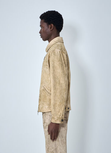 LN-CC® - Vivienne Westwood: Denim Zip Jacket - Beige Vivienne Westwood Denim Zip Jacket Beige vvw0164010