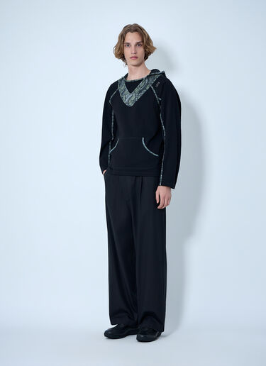 LN-CC® - Kiko Kostadinov: 지지 후드 탑 - Black Kiko Kostadinov 지지 후드 탑 Black kko0164008