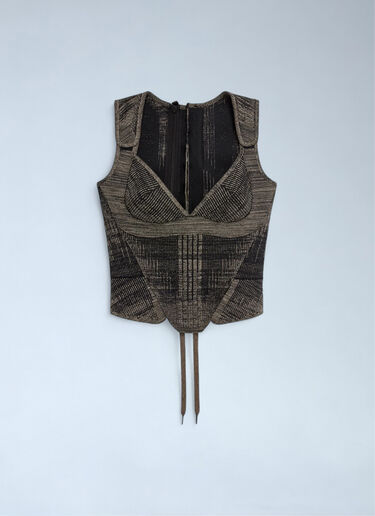 LN-CC® - KNWLS NIKE: Scythe Corset - Black KNWLS NIKE Scythe Corset Black nik0262004