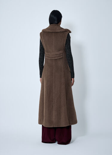 Max Mara ダブルブレストジレ ブラウン max0262064