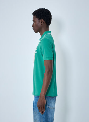 LN-CC® - Fred Perry x Craig Green: Polo Shirt with Embroidered Detailing - Green Fred Perry x Craig Green Polo Shirt with Embroidered Detailing Green fry0164002