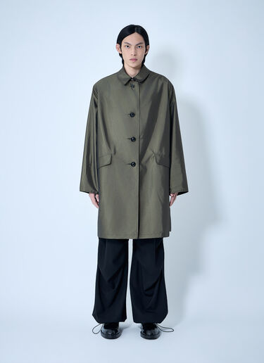 Maison Margiela Oversized Reversible Coat Olive mla0164001