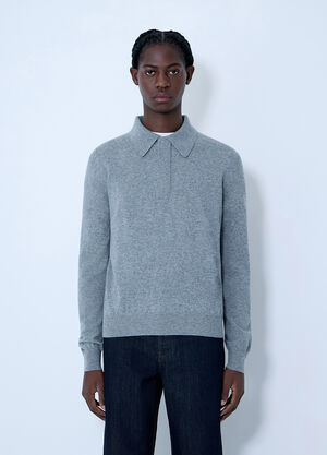LN-CC® - Jil Sander: Wool Sweater - Grey Jil Sander Wool Sweater Grey jil0163010