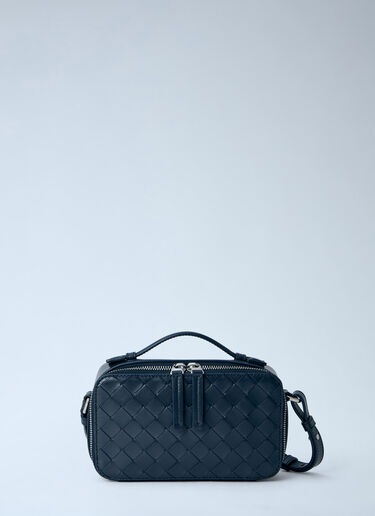 LN-CC® - Bottega Veneta: Getaway Crossbody Bag - Blue Bottega Veneta Getaway Crossbody Bag Blue bov0164005