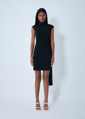 Jean Paul Gaultier Viscose Mini Dress Black jpg0262008