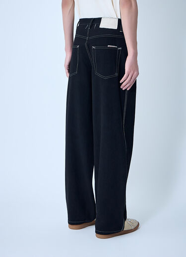Story mfg. Poetry Canvas Wonky-Wear Pants Black str0163006