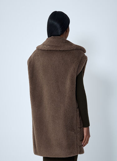 LN-CC® - Max Mara: Camel-Hair Gilet - Brown Max Mara Camel-Hair Gilet Brown max0262053