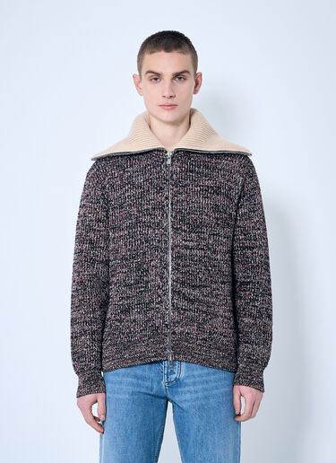 LN-CC® - Bottega Veneta: Cotton-And-Wool Cardigan - Brown Bottega Veneta Cotton-And-Wool Cardigan Brown bov0159003