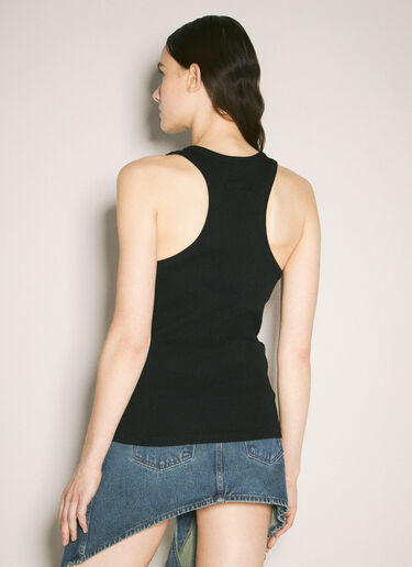 Jean Paul Gaultier Overall Buckles Tank Top Black jpg0359003