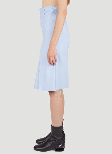 LN-CC® - Raf Simons: Panel Denim Skirt - Blue Raf Simons Panel Denim Skirt Blue raf0251008
