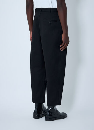 Junya Watanabe Pleated Wide-Leg Pants Black jwn0162003