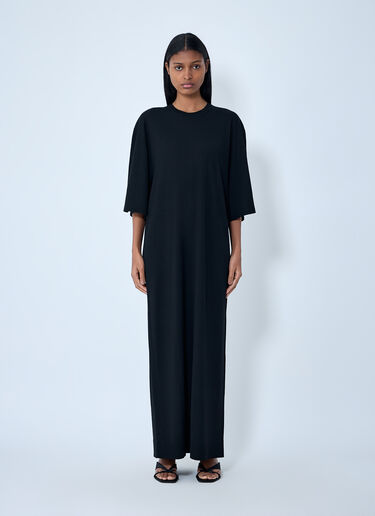 LN-CC® - TOTEME: Knit Tee Dress - Black TOTEME Knit Tee Dress Black tot0263029