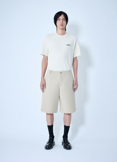 LN-CC® - Jacquemus: Le Short Camargue - Beige Jacquemus Le Short Camargue Beige jac0164020