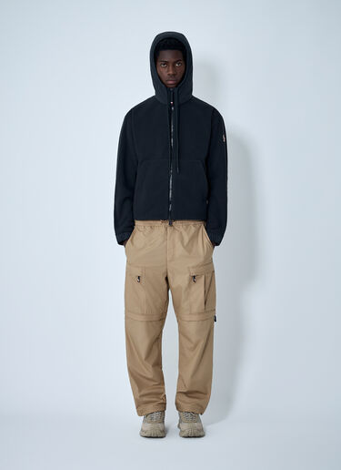 Moncler Grenoble Hooded Jacket With Logo Patch Black mog0162004