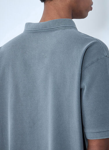 LN-CC® - Gallery Dept.: Embroidered Polo Shirt - Grey Gallery Dept. Embroidered Polo Shirt Grey gdp0162054