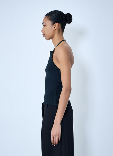 LN-CC® - Jacquemus: La Maille Tablier Top - Navy Jacquemus La Maille Tablier Top Navy jac0264017