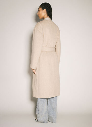 MM6 Maison Margiela 围裹式束带大衣 米色 mmm0257001