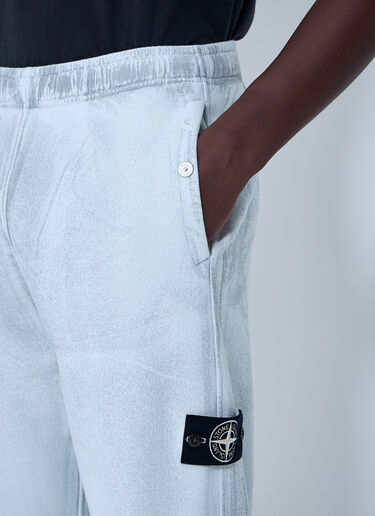 Stone Island 徽标补丁运动裤 蓝色 sto0164019